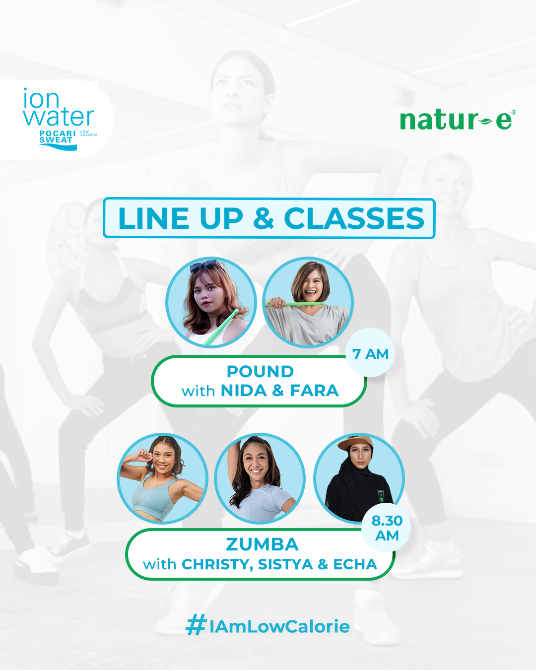 ION WATER Special Workout Class with Natur-E - POUND