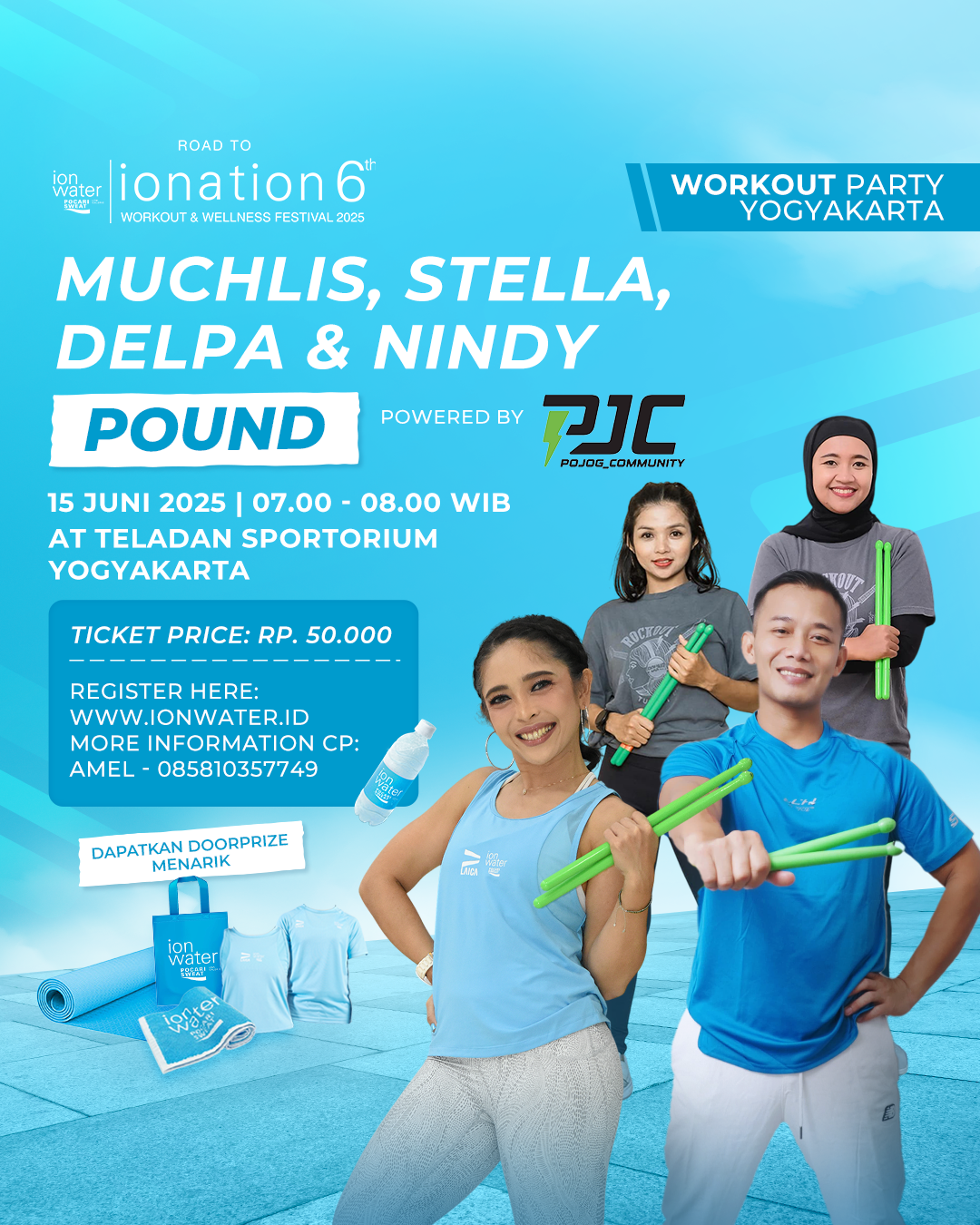 ION WATER WORKOUT PARTY YOGYAKARTA - POUND