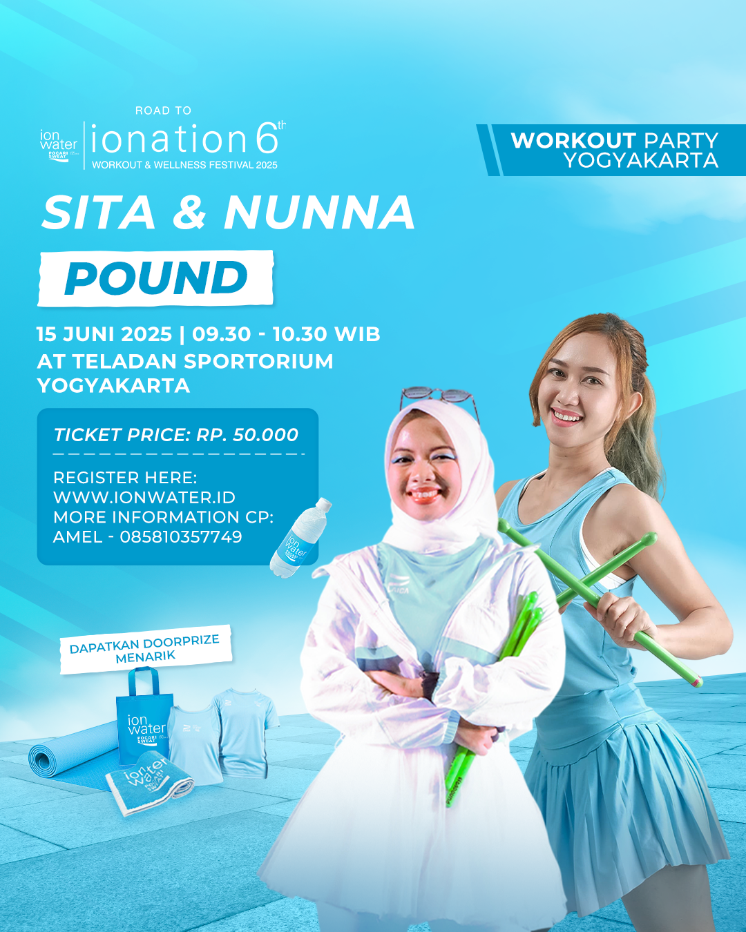 ION WATER WORKOUT PARTY YOGYAKARTA - POUND