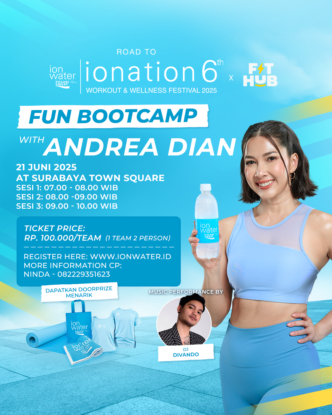 ROAD TO IONATION SURABAYA X FITHUB - FUN BOOTCAMP SESI 2