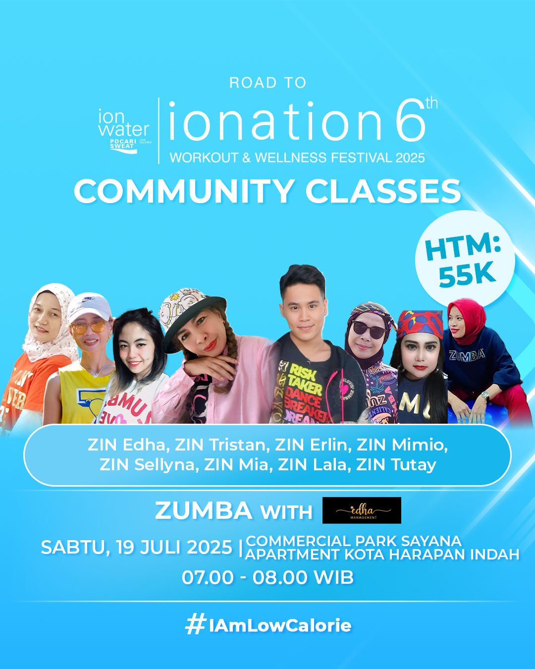 COMMUNITY ATTACK - ZUMBA WITH EDHA MANAGEMENT