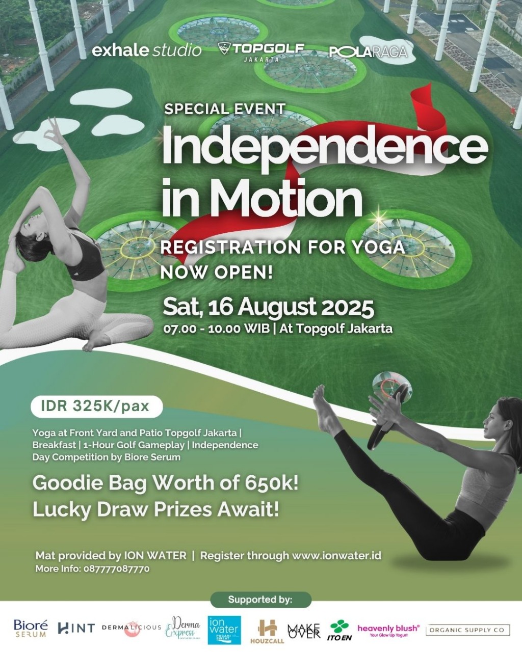 COMMUNITY ATTACK - YOGA INDEPENDENCE IN MOTION BY EXHALE STUDIO & POLARAGA