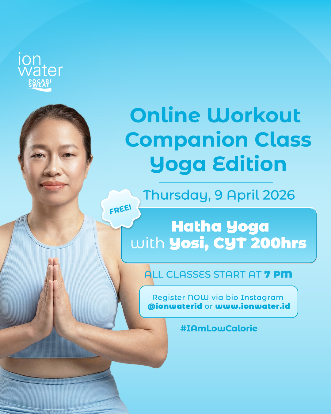 ONLINE WORKOUT CLASS - HATHA YOGA