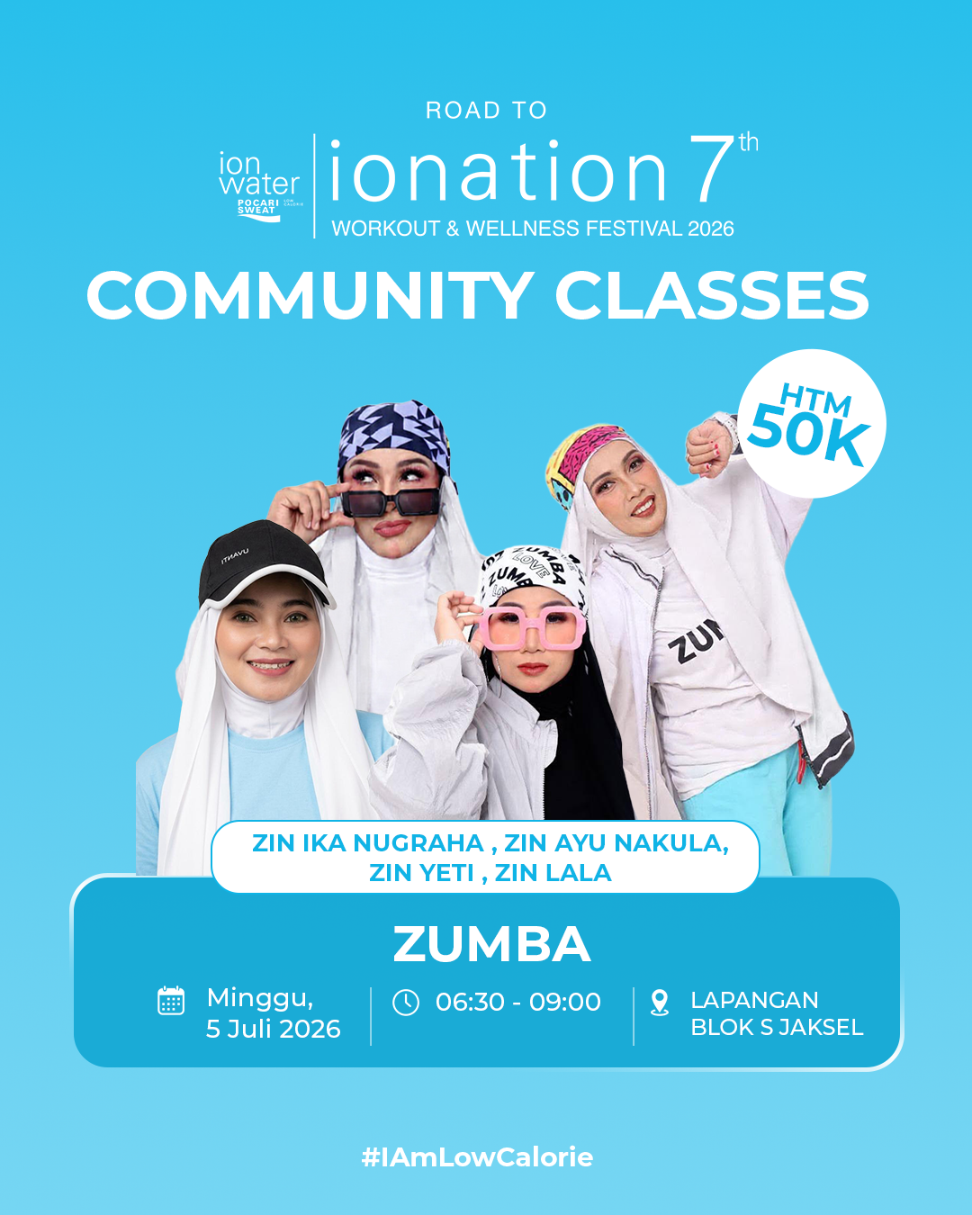 ZUMBA LAPANGAN BLOK S JAKSEL - COMMUNITY ATTACK ROAD TO IONATION 2026