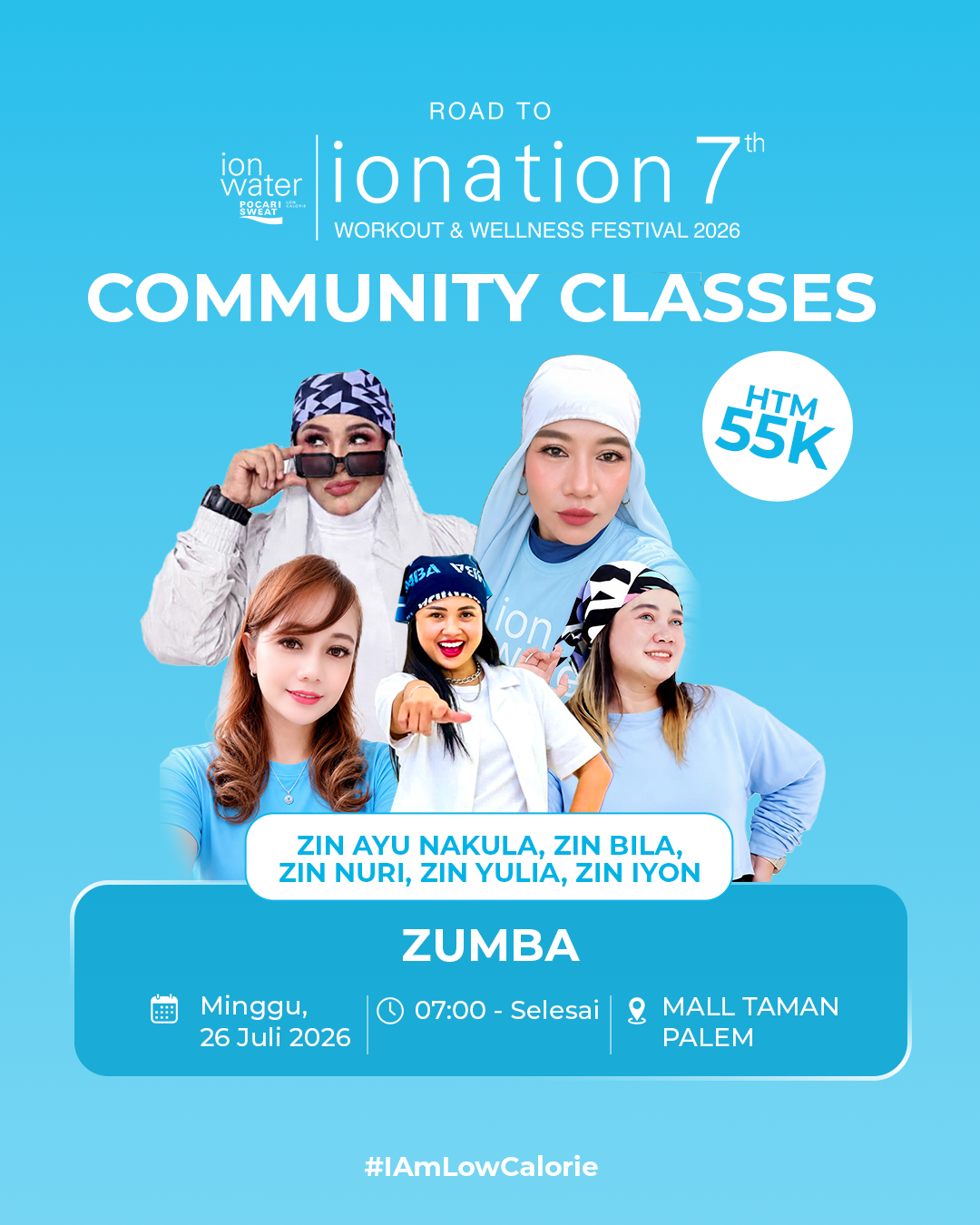 ZUMBA AT TAMAN PALEM - COMMUNITY ATTACK ROAD TO IONATION 2026