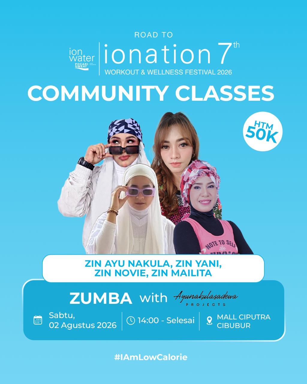 ZUMBA WITH ZIN AYU NAKULA - COMMUNITY ATTACK ROAD TO IONATION 2026
